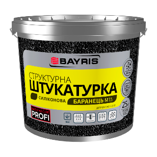 Структурна штукатурка Баранець М1.5 (Силіконова)
