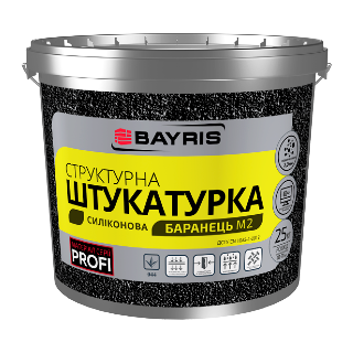 Структурна штукатурка Баранець М2 (Силіконова)