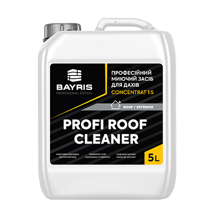 Професійний миючий засіб для дахів "Profi Roof Cleaner". Concentrat 1:5