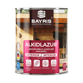 Лакобейц декоративно-захисний ALKIDLAZUR