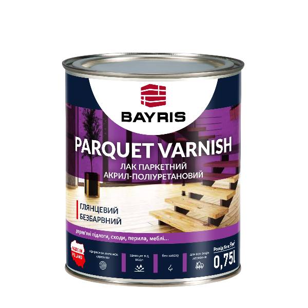 Лак паркетний “PARQUET VARNISH”. Глянцевий