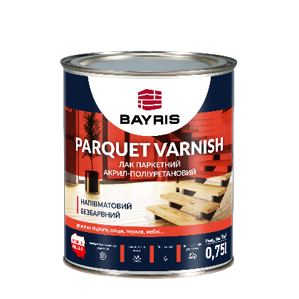 Лак паркетний “PARQUET VARNISH”. Напівматовий