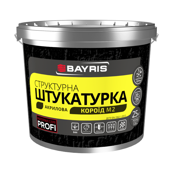 Структурна штукатурка Короїд М2 (Акрилова)